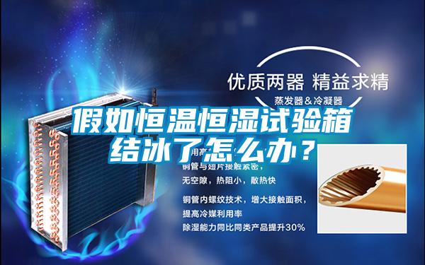 假如恒溫恒濕試驗箱結冰了怎么辦？