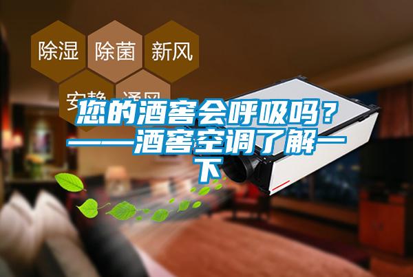 您的酒窖會呼吸嗎?——酒窖空調了解一下
