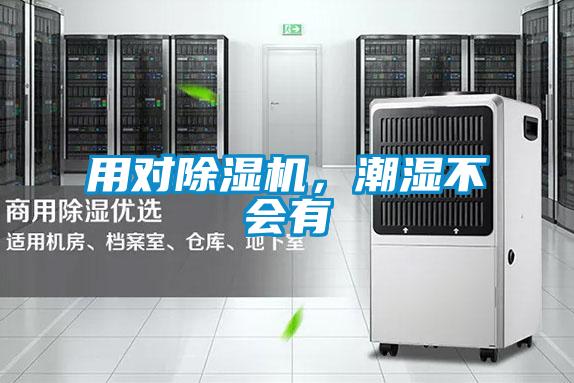 用對除濕機，潮濕不會有