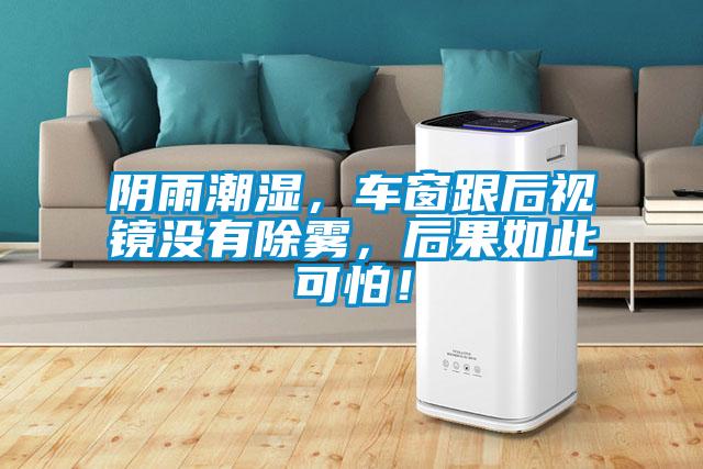 陰雨潮濕,車窗跟后視鏡沒有除霧,后果如此可怕!