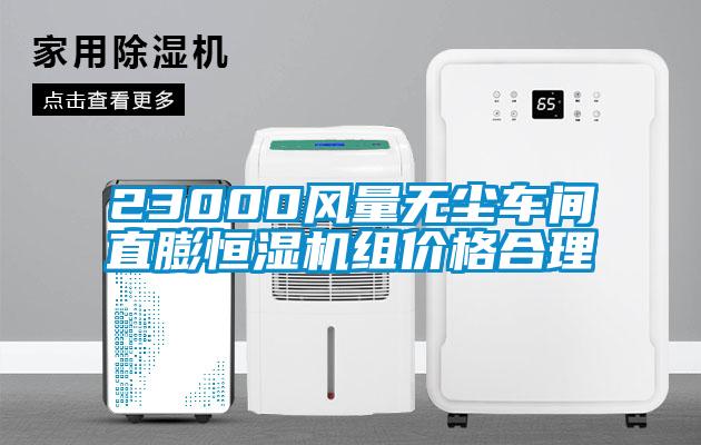 23000風(fēng)量無塵車間直膨恒濕機(jī)組價格合理