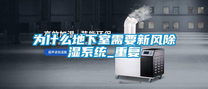 為什么地下室需要新風除濕系統(tǒng)_重復(fù)
