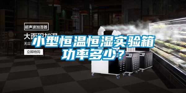 小型恒溫恒濕實驗箱功率多少？