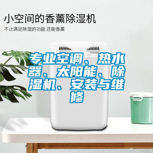 專(zhuān)業(yè)空調(diào)、熱水器、太陽(yáng)能、除濕機(jī)、安裝與維修