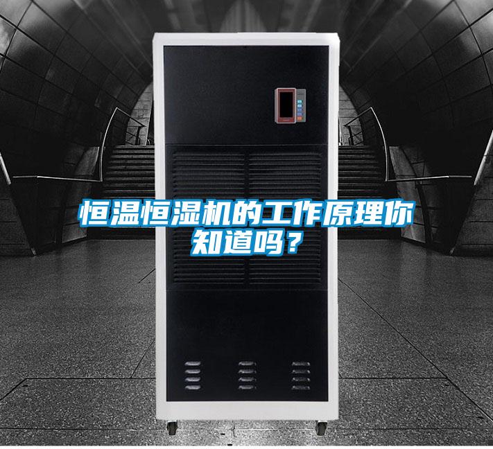 恒溫恒濕機的工作原理你知道嗎？