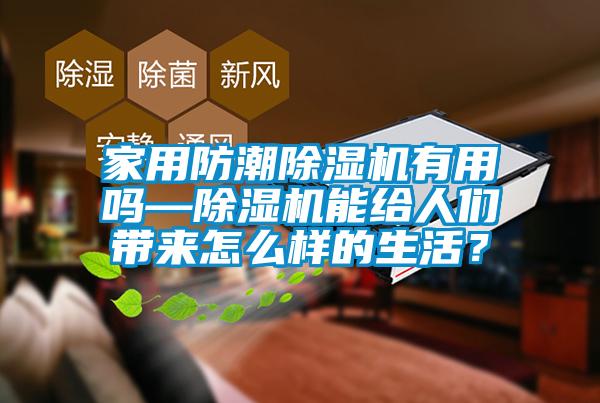 家用防潮除濕機有用嗎—除濕機能給人們帶來怎么樣的生活?