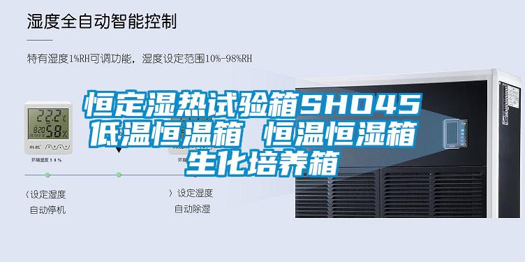 恒定濕熱試驗箱SHO45 低溫恒溫箱 恒溫恒濕箱 生化培養箱