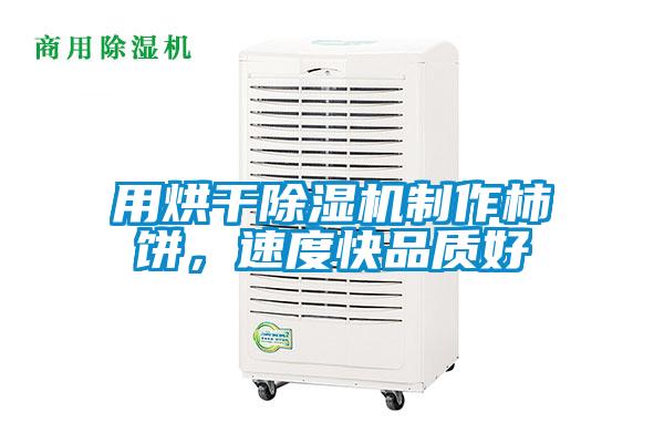 用烘干除濕機制作柿餅，速度快品質好