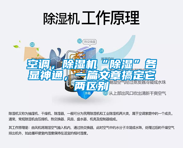 空調，除濕機“除濕”各顯神通，一篇文章搞定它兩區別