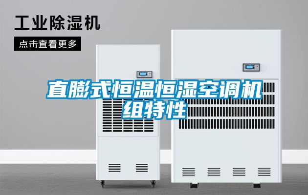 直膨式恒溫恒濕空調機組特性